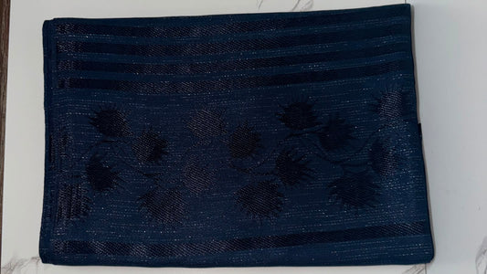 Blue Turkish Printed Hijab – Made in Turkey
