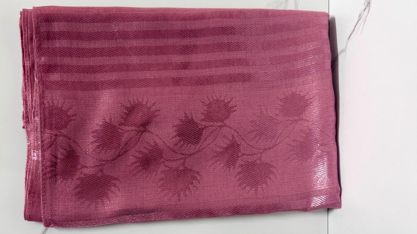 Dark Pink Turkish Printed Hijab – Made in Turkey