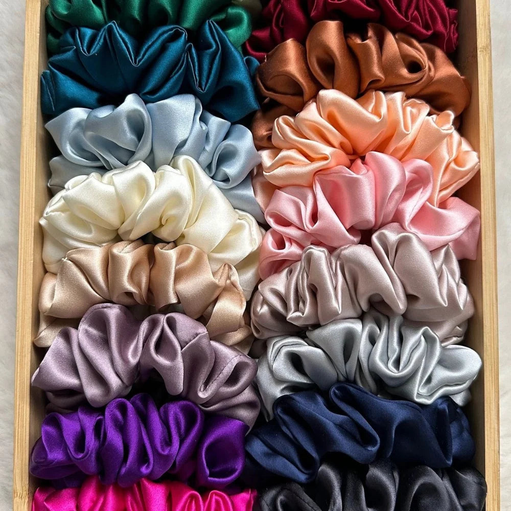 Silk Hijab Scrunchie — Random Color